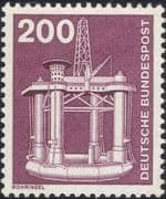 Germany 1975 Industry/ Technology/ Oil Well/ Drilling Platform/ Minerals 1v (n29148t)