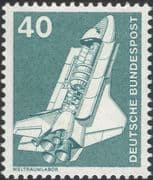 Germany 1975 Industry/ Technology/ Space Shuttle/ Rocket/ Laboratory/ Transport 1v (n29148d)