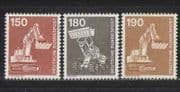 Germany 1975 Industry / Tractors / Motors / Shovels 3v n27492