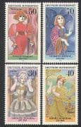 Germany 1976 Actresses / Theatre / People / Acting / Drama / Entertainment 4v set (n35403)