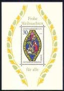 Germany 1976 Christmas / Greetings / Angel / Sheep m / s n28123