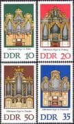 Germany 1976 Gottfried Silbermann/ Organs/ Music/ Musical Instruments 4v set (n44461)
