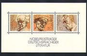Germany 1978 Writers / Books / Nobel Prize / Literature 3v m / s (n32788)