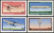 Germany 1978 Youth Welfare Fund/ Balloons/ Airship/ Planes/ Aviation/ Transport 4v set (n42083)