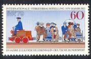 Germany 1979 Trains / Electric / Locomotive / / Rail / Railways / Transport 1v (n32120)