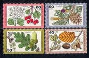 Germany 1979 Trees / Flowers / Fruits / Nature / Plants / Berries / Cones 4v set (s4122a)