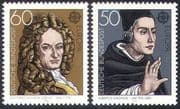 Germany 1980 Europa/ Leibniz/ Magnus/ Mathematics/ Philosophy/ Science/ People 2v set (n42606)