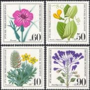 Germany 1980 Relief Fund/ Wild Flowers/ Plants/ Nature/ Welfare 4v set (n28120)