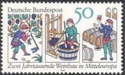 Germany 1980 Vine Growing/ Wine Making/ Plants/ Grapes/ Nature/ Alcohol 1v (n27969)