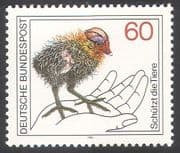 Germany 1981 Black Coot/ Birds/ Ducks/ Nature Protection/ Conservation/ Environment 1v (n31504)