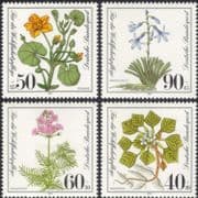 Germany 1981 Relief Fund/ Wild Flowers/ Plants/ Nature/ Welfare 4v set (n28121)