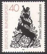 Germany 1982 Donkey/ Dog/ Cat/ Cockerel/ Animals/ Fairy Stories/ Brothers Grimm 1v (n27543)