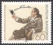 Germany 1982 Goethe/ Writers/ Authors/ Books/ Writing/ Literature/ People 1v (n31324)