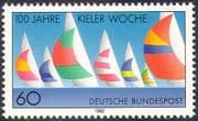 Germany 1982 Kiel Regatta 100th Anniversary/ Boats/ Yachts/ Sports/ Sailing/ Transport/ Animation 1v (n20369)
