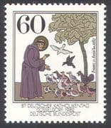 Germany 1982 St Francis of Assisi/ Doves/ Birds/ Nature/ People/ Religion 1v (n42081)