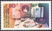 Germany 1982 Stamp Day/ Letters/ Mail/ Writing/ Desk/ Communications 1v (n23577)