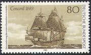 Germany 1983 Concord/ Ships/ Boats/ Transport/ Sailing/ Maritime/ Nautical 1v (n31861)