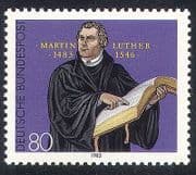 Germany 1983 Martin Luther / Protestant Reform / People / Religion 1v (n23579)