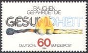 Germany 1984 Anti-Smoking/ Medical/ Health/ Welfare/ Fire/ Flames/ Match 1v (n27526)