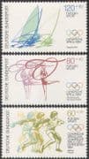 Germany 1984 Wind Surfing/ Gymnastics/ Athletics/ Sailing/S ports 3v set (n27512)