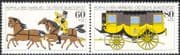 Germany 1985 Horses/ Mail Coach/ Mophila '85/ StampEx/ Transport 2v set pair (n15633)