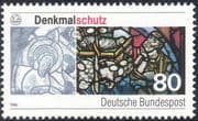 Germany 1986 Protection of Monuments/ Pollution/ Stained Glass/ Heritage 1v (n44481)