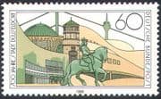 Germany 1988 Dusseldorf 700th Anniversary/ Monument/ Horse/ Statue/ Buildings/ Animation 1v (n29638)