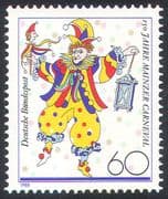 Germany 1988 Mainz Carnival/ Jester/ Clown/ Festival/ Animation 1v (n27690)