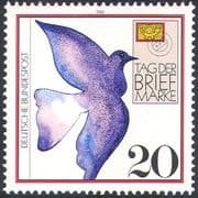 Germany 1988 Stamp Day/ Carrier Pigeon/ Birds/ Letter/ Post/ Mail/ Animation 1v (n29795)