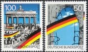 Germany 1990 Berlin Wall/ Brandenburg Gate/ Buildings/ Architecture/ Politics 2v set (n45371)