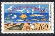 Germany 1990 Birds / Fish / Marine / Crab / Ecology 1v b1124