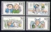 Germany 1990 Cartoons / Books / Animation 4v set (n28049)