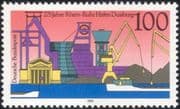 Germany 1991 Duisburg/ Ships/ Boats/ Port/ Coal Mining/ Industry/ Commerce/ Business/ Mining/ Transport 1v (n44980)