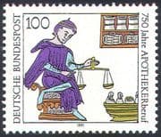 Germany 1991 Pharmaceutical Ethics/ Scales/ Pharmacy/ Medical/ Health/ Welfare 1v (n25115)