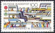 Germany 1991 Road Safety Campaign/ Cars /Buses/ Transport/ Animation 1v (n27676)