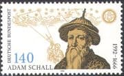 Germany 1992 Adam Schall/ Astronomer/ Astronomy/ People/ Science/ Stars 1v (n29529)