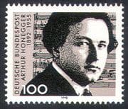 Germany 1992 Arthur Honegger/ Music/ Composer/ Musical Score/ People 1v (n31571)