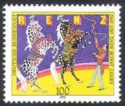 Germany 1992 Ernst Renz/ Horses/ Circus/ Animals/ People/ Animation 1v (n27863)