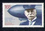 Germany 1992 Graf Zeppelin / Aviation / Transport / Airship / Balloon / People 1v (n27896)