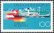 Germany 1993 Lake Steamer/ Boat/ Ferry/ Flags/ Transport/ Tourism/ Nautical 1v (n27900)