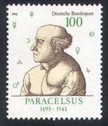 Germany 1993 Paracelsus / Medical / Medicine / Health / Doctors / People 1v (n33588)