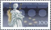 Germany 1993 St John of Nepomuk/ Saints/ Religion/ People/ Bridge/ Statue 1v (n46897)