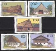 Germany 1995 Farmhouses / Buildings / Architecture / Welfare 5v n28297