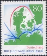 Germany 1995 Kiel Canal 100th/ Engineering/ Maps/ Boats/ Ships/ Transport 1v (n46441)
