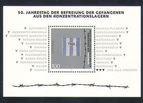 Germany 1995 Prisoners/ Concentration Camps/ Liberation/ Barbed Wire/ WWII/ War 1v m/s (n32793)