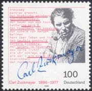 Germany 1996 Carl Zuckmayer/ Dramatist/ Writers/ Theatre/ Drama/ Plays/ Acting 1v (n45379)