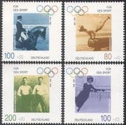 Germany 1996 Olympic Games/ Horse/ Skating/ Gymnastics/ Sports/ Olympics 4v set (n28064)