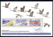 Germany 1996 Park / Birds / Nature / Map / Wildlife m / s n28070