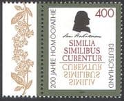 Germany 1996 Samuel Hahnemann/ Homoeopathy/ Homeopathy/ Medical/ Medicine/ Health/ People 1v (n24821)