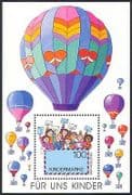 Germany 1997 Air Balloon / Aviation / Animated / Cartoons 1v m / s (b6016)